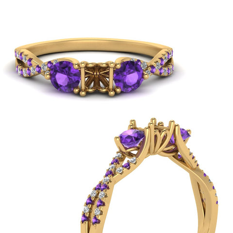 trellis-twisted-3-stone-semi-mount-diamond-ring-violet-topaz-in-yellow-gold-FD123699SMRGVITOANGLE3-NL-YG?v=1756181944