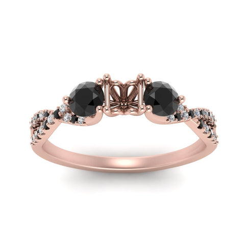 trellis-twisted-3-stone-semi-mount-diamond-ring-with-black-diamond-in-rose-gold-FD123699SMRGBLACKANGLE5-NL-RG?v=1756181945
