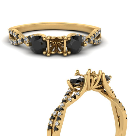 trellis-twisted-3-stone-semi-mount-diamond-ring-with-black-diamond-in-yellow-gold-FD123699SMRGBLACKANGLE3-NL-YG?v=1756181945
