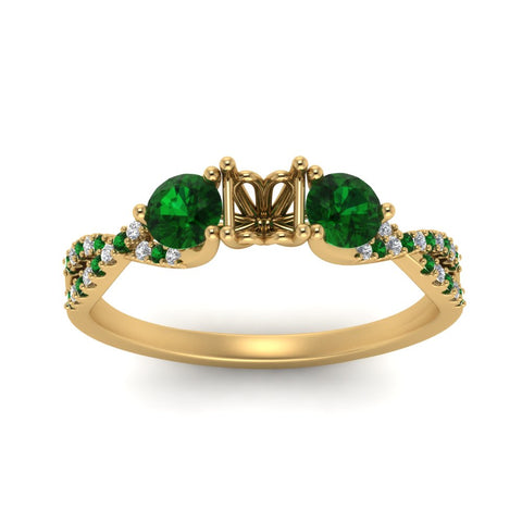 trellis-twisted-3-stone-semi-mount-diamond-ring-with-emerald-in-yellow-gold-FD123699SMRGEMGRANGLE5-NL-YG?v=1756181945