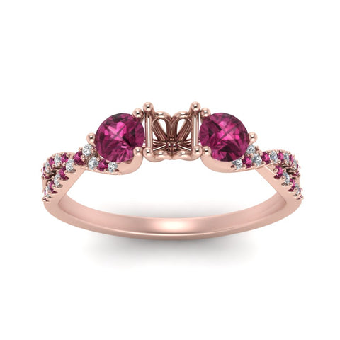 trellis-twisted-3-stone-semi-mount-diamond-ring-with-pink-sapphire-in-rose-gold-FD123699SMRGSADRPIANGLE5-NL-RG?v=1756181945