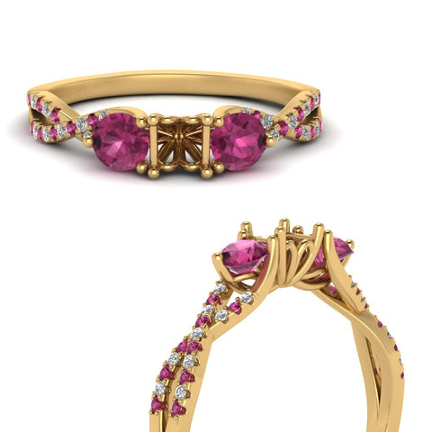 trellis-twisted-3-stone-semi-mount-diamond-ring-with-pink-sapphire-in-yellow-gold-FD123699SMRGSADRPIANGLE3-NL-YG?v=1756181945