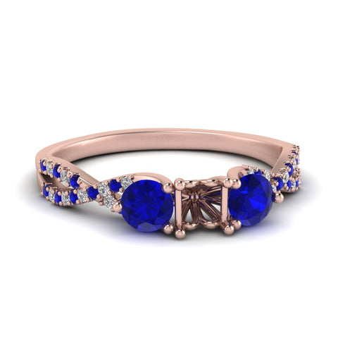 trellis-twisted-3-stone-semi-mount-diamond-ring-with-sapphire-in-rose-gold-FD123699SMRGSABL-NL-RG?v=1756181945