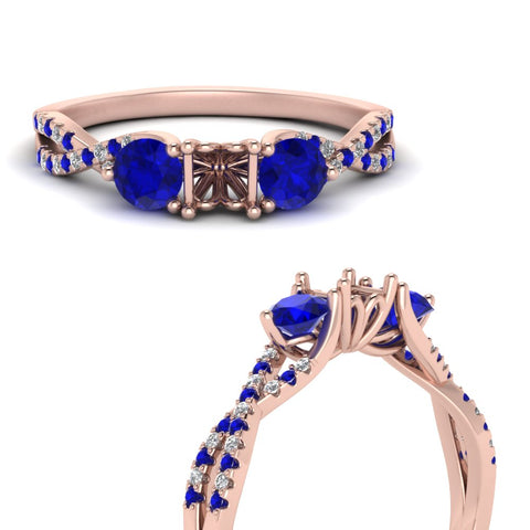 trellis-twisted-3-stone-semi-mount-diamond-ring-with-sapphire-in-rose-gold-FD123699SMRGSABLANGLE3-NL-RG?v=1756181945