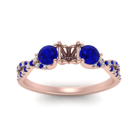 trellis-twisted-3-stone-semi-mount-diamond-ring-with-sapphire-in-rose-gold-FD123699SMRGSABLANGLE5-NL-RG?v=1756181945