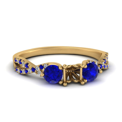 trellis-twisted-3-stone-semi-mount-diamond-ring-with-sapphire-in-yellow-gold-FD123699SMRGSABL-NL-YG?v=1756181945