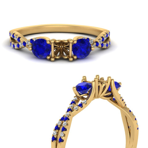 trellis-twisted-3-stone-semi-mount-diamond-ring-with-sapphire-in-yellow-gold-FD123699SMRGSABLANGLE3-NL-YG?v=1756181945