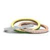 Load image into Gallery viewer, Tri Color Interlocking Eternity Bands