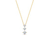 Load image into Gallery viewer, tri-princess-diamond-pendant-in-fdpd854angle1-0-30ct-nl-yg
