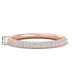Load image into Gallery viewer, trio-diamond-wedding-band-in-rose-gold-FD9124B-NL-RG
