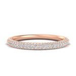 Load image into Gallery viewer, trio-diamond-wedding-band-in-rose-gold-FD9124B-NL-RG
