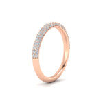 Load image into Gallery viewer, trio-diamond-wedding-band-in-rose-gold-FD9124B-NL-RG
