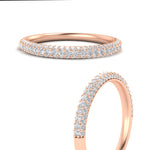 Load image into Gallery viewer, trio-diamond-wedding-band-in-rose-gold-FD9124B-NL-RG
