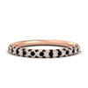 Load image into Gallery viewer, trio-diamond-wedding-band-with-black-diamond-in-rose-gold-FD9124BGBLACK-NL-RG