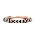 Load image into Gallery viewer, trio-diamond-wedding-band-with-black-diamond-in-rose-gold-FD9124BGBLACK-NL-RG

