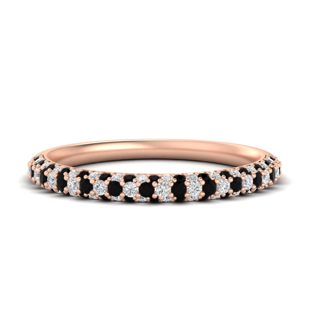 trio-diamond-wedding-band-with-black-diamond-in-rose-gold-FD9124BGBLACK-NL-RG