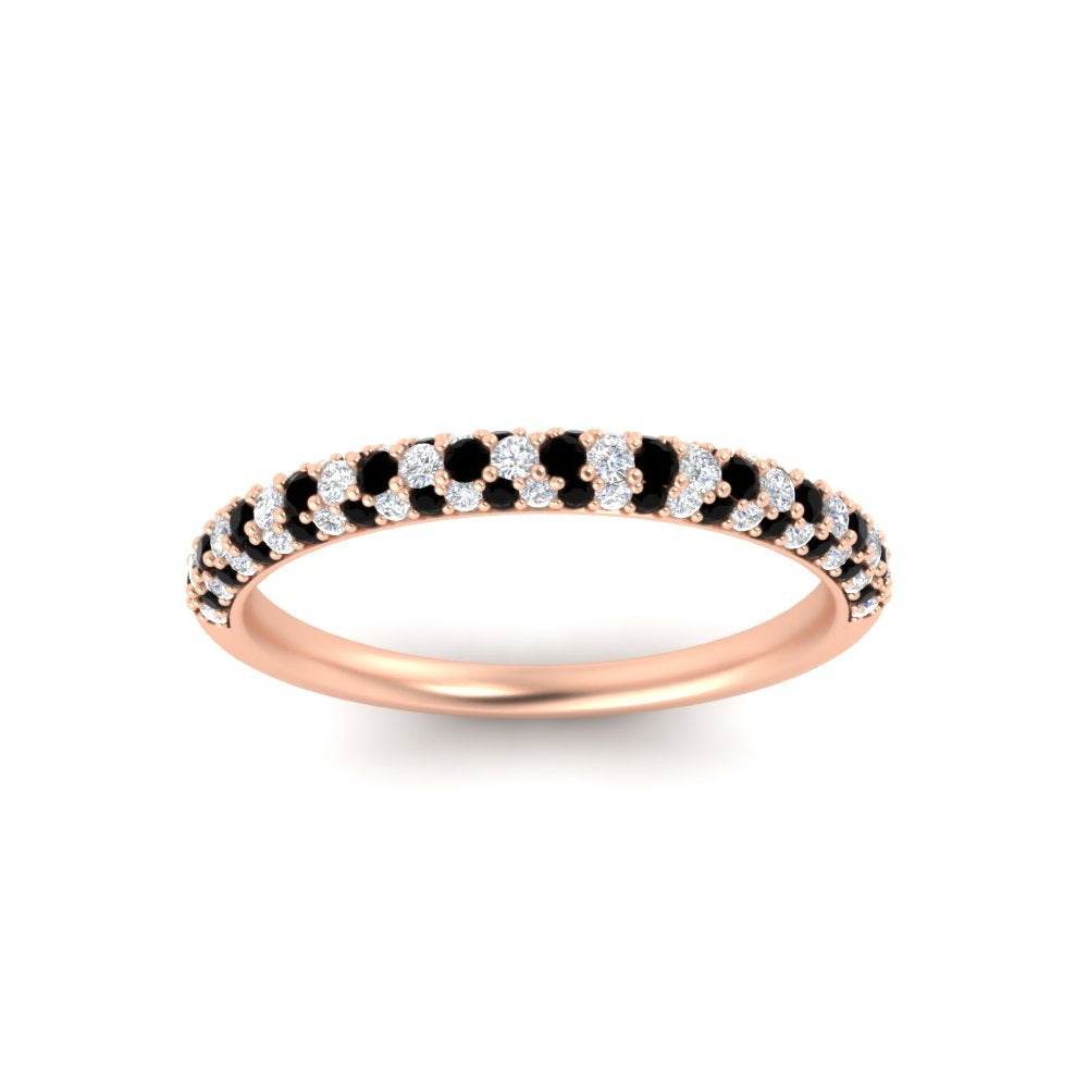 trio-diamond-wedding-band-with-black-diamond-in-rose-gold-FD9124BGBLACK-NL-RG