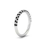 Load image into Gallery viewer, trio-diamond-wedding-band-with-black-diamond-in-white-gold-FD9124BGBLACK-NL-WG
