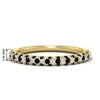 Load image into Gallery viewer, trio-diamond-wedding-band-with-black-diamond-in-yellow-gold-FD9124BGBLACK-NL-YG