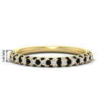 Load image into Gallery viewer, trio-diamond-wedding-band-with-black-diamond-in-yellow-gold-FD9124BGBLACK-NL-YG
