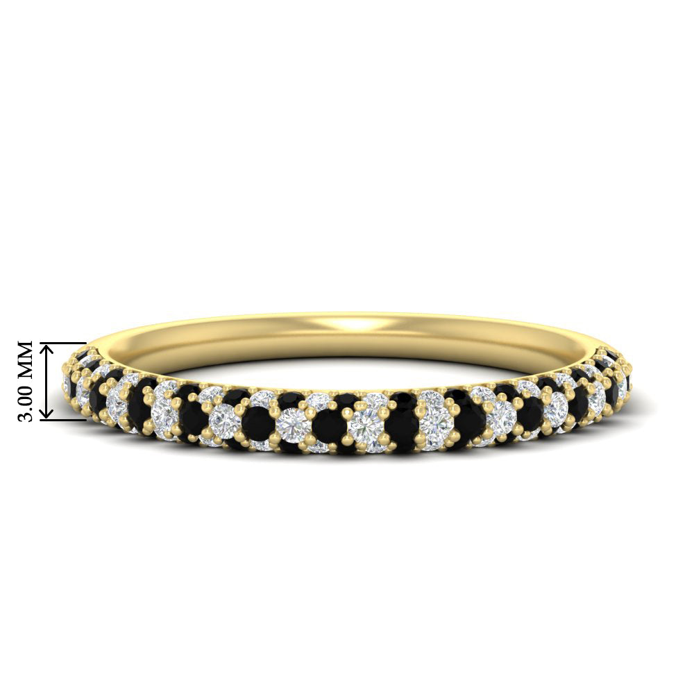 trio-diamond-wedding-band-with-black-diamond-in-yellow-gold-FD9124BGBLACK-NL-YG