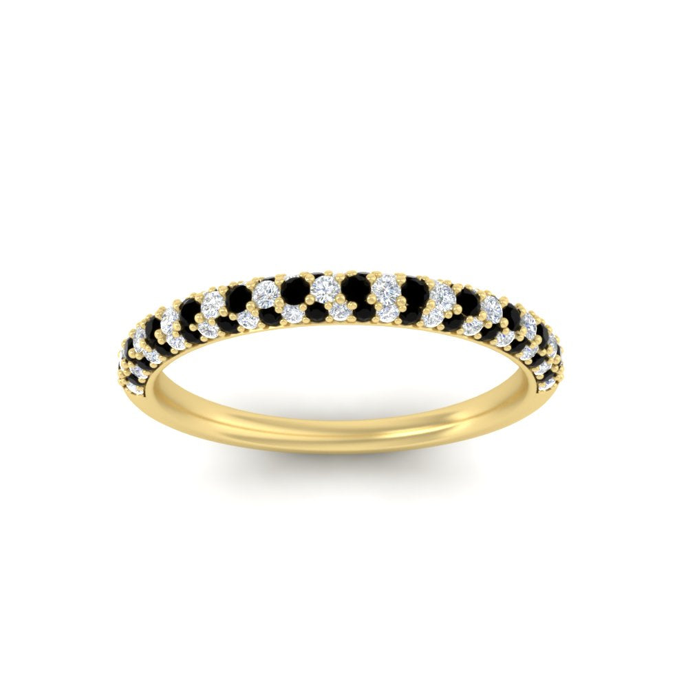 trio-diamond-wedding-band-with-black-diamond-in-yellow-gold-FD9124BGBLACK-NL-YG