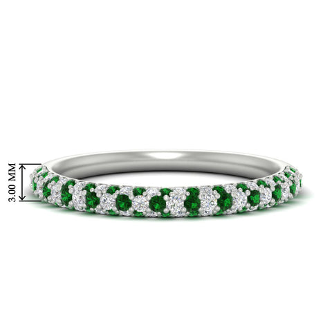 trio-diamond-wedding-band-with-emerald-in-white-gold-FD9124BGEMGR-NL-WG