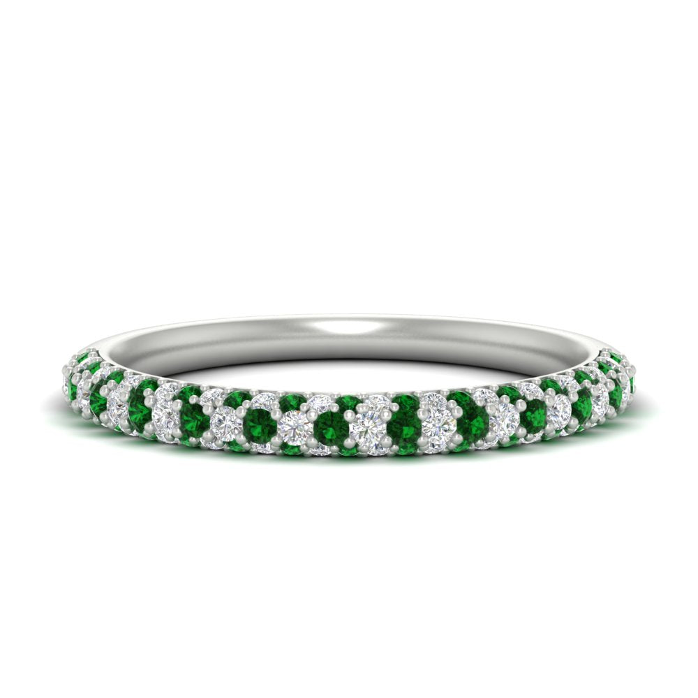 trio-diamond-wedding-band-with-emerald-in-white-gold-FD9124BGEMGR-NL-WG