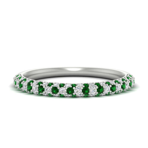 trio-diamond-wedding-band-with-emerald-in-white-gold-FD9124BGEMGR-NL-WG