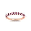 Load image into Gallery viewer, trio-diamond-wedding-band-with-pink-sapphire-in-rose-gold-FD9124BGSADRPI-NL-RG