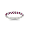 Load image into Gallery viewer, trio-diamond-wedding-band-with-pink-sapphire-in-white-gold-FD9124BGSADRPI-NL-WG