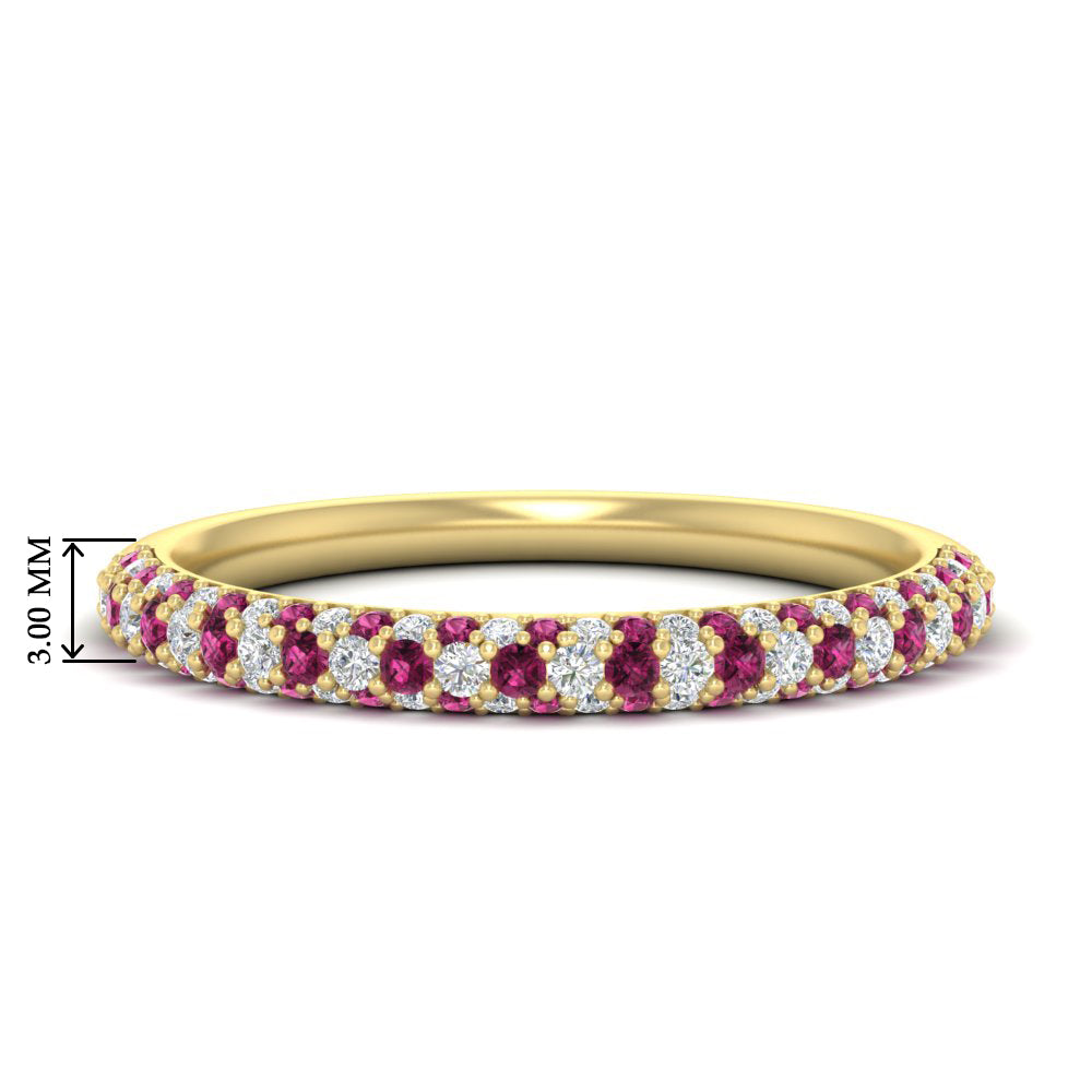 trio-diamond-wedding-band-with-pink-sapphire-in-yellow-gold-FD9124BGSADRPI-NL-YG