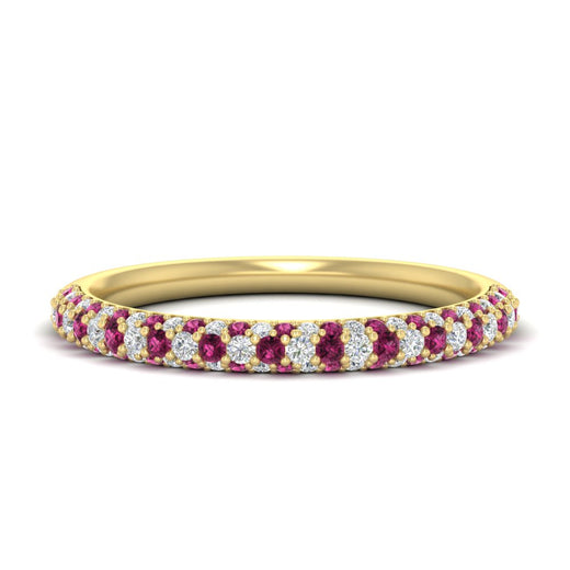 trio-diamond-wedding-band-with-pink-sapphire-in-yellow-gold-FD9124BGSADRPI-NL-YG