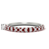 Load image into Gallery viewer, trio-diamond-wedding-band-with-ruby-in-white-gold-FD9124BGRUDR-NL-WG