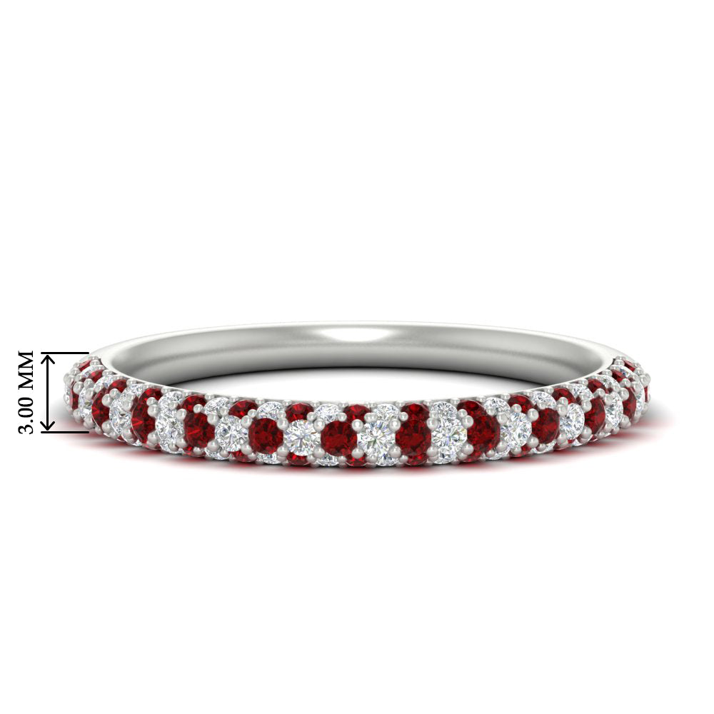 trio-diamond-wedding-band-with-ruby-in-white-gold-FD9124BGRUDR-NL-WG
