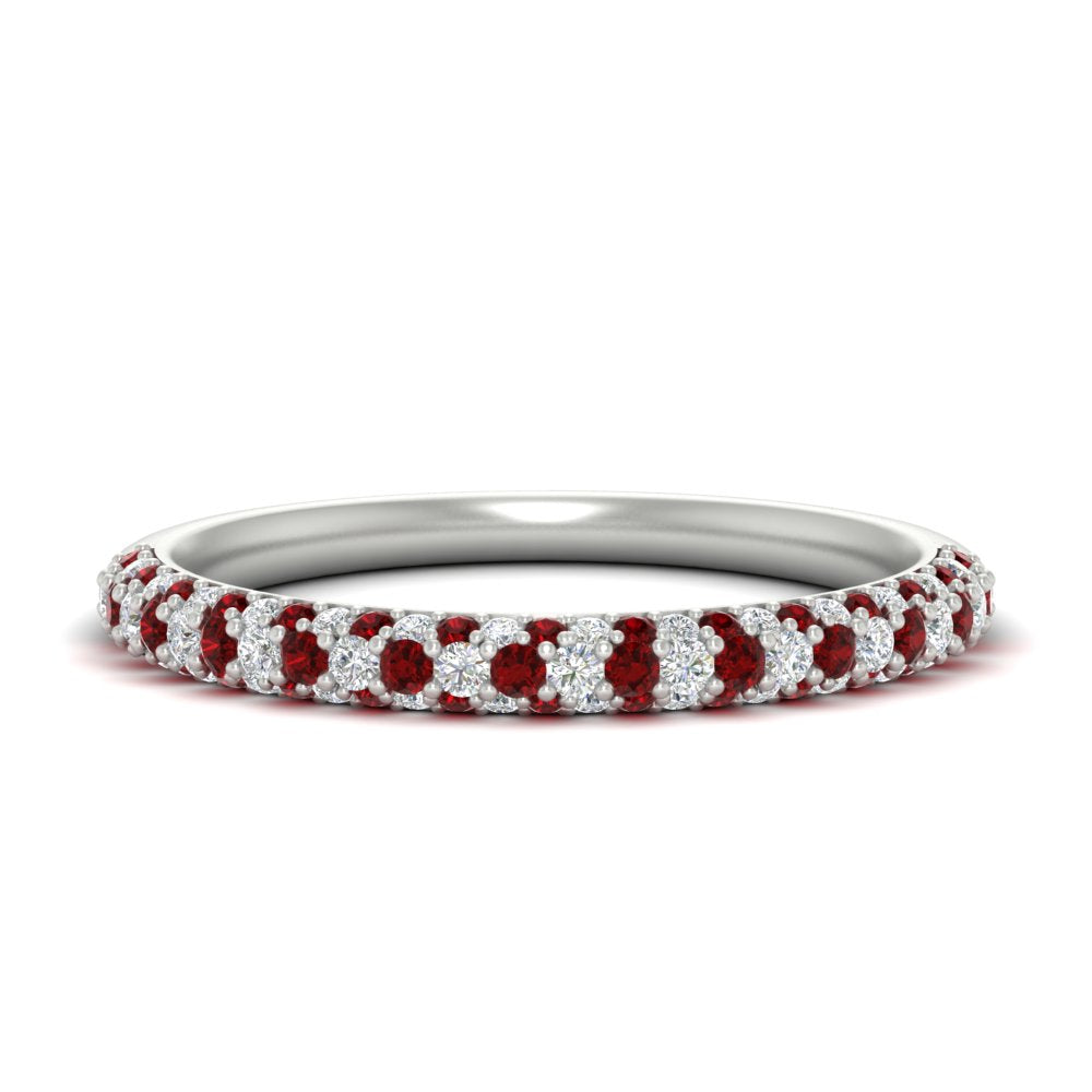 trio-diamond-wedding-band-with-ruby-in-white-gold-FD9124BGRUDR-NL-WG