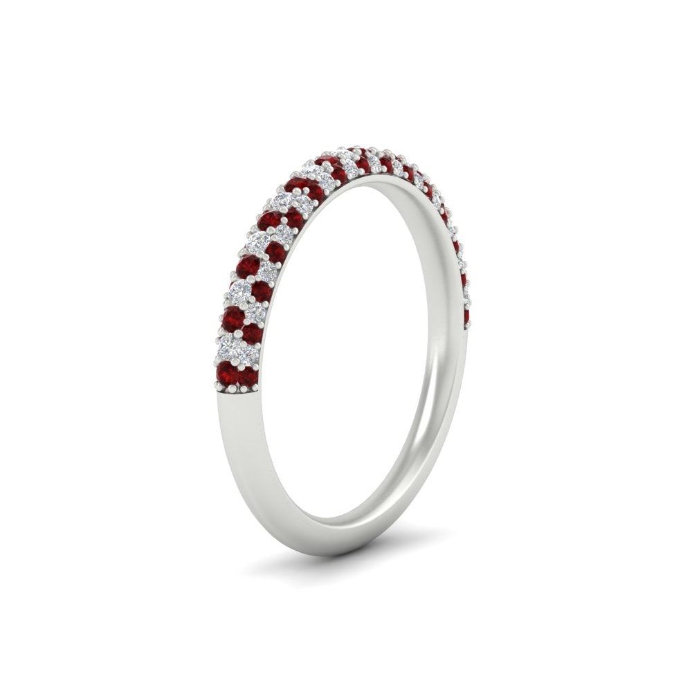 trio-diamond-wedding-band-with-ruby-in-white-gold-FD9124BGRUDR-NL-WG