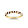 Load image into Gallery viewer, trio-diamond-wedding-band-with-ruby-in-yellow-gold-FD9124BGRUDR-NL-YG