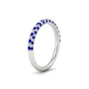 Load image into Gallery viewer, trio-diamond-wedding-band-with-sapphire-in-white-gold-FD9124BGSABL-NL-WG