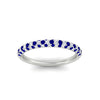 Load image into Gallery viewer, trio-diamond-wedding-band-with-sapphire-in-white-gold-FD9124BGSABL-NL-WG