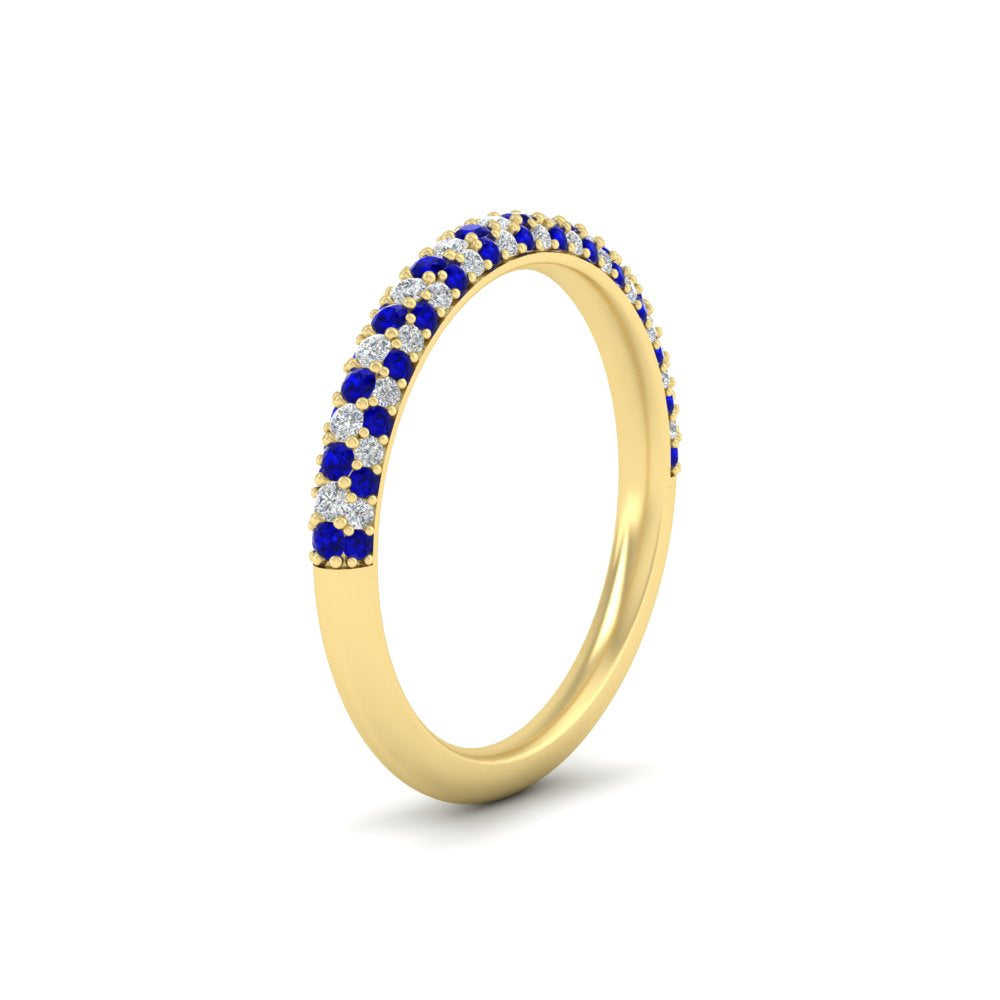 trio-diamond-wedding-band-with-sapphire-in-yellow-gold-FD9124BGSABL-NL-YG