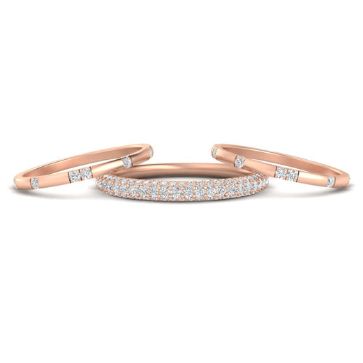 Trio Stackable Wedding Band
