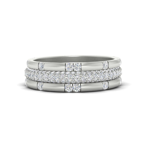 Trio Stackable Wedding Band