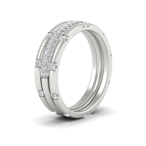 Trio Stackable Wedding Band