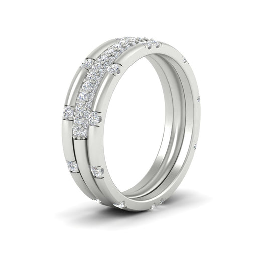 Trio Stackable Wedding Band