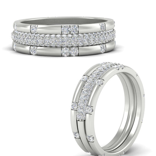 Trio Stackable Wedding Band