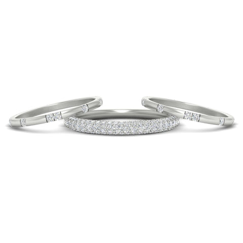 Trio Stackable Wedding Band