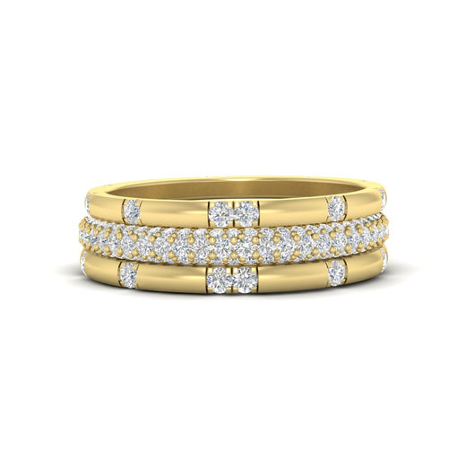 Trio Stackable Wedding Band