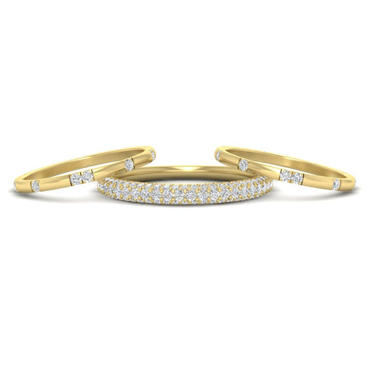 Trio Stackable Wedding Band