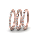 Load image into Gallery viewer, trio-pave-diamond-stack-band-in-14K-rose-gold-FD8130B-NL-RG.jpg
